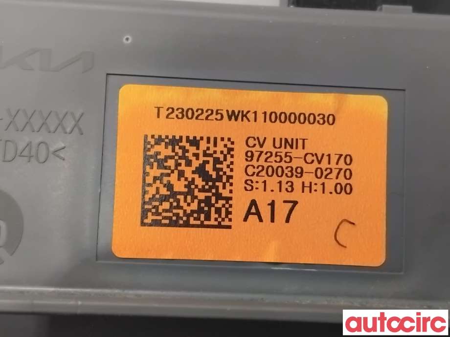 Styreenhet klima/aircondition til Kia EV6 2021-->>  (KIA|97255CV170|C20039-0270|97255-CV170)