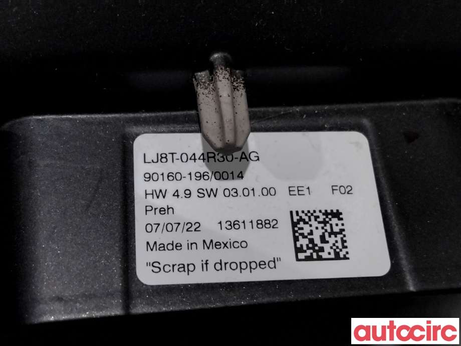 Instrument kjørecomputer til Ford Mustang Mach-e 2020-->>  (FORD (US)|2696578|90160-196|LJ8T-044R30-AG)