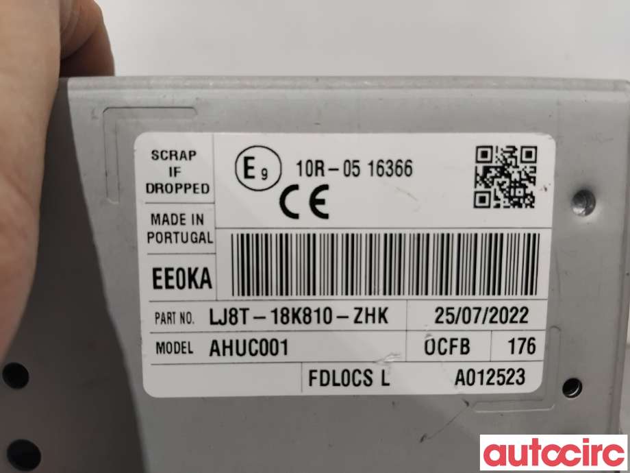 Bilstereo navigasjon til Ford Mustang Mach-e 2020-->> (FORD (US)|2616293|AHUC001|LJ8T-18K810-ZHK)