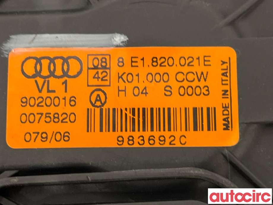Varmeapparat motor til Audi A4 2004-2008 (Type III) (B7) (B7) (AUDI|8E1820021E|9020016)