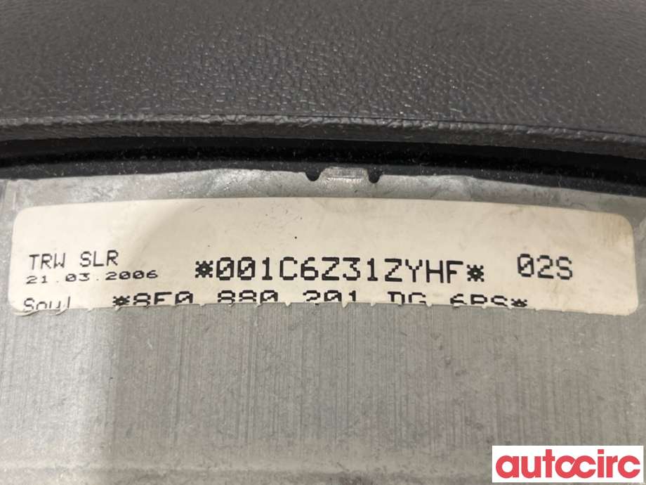 Airbag rattpute til Audi A4 2004-2008 (Type III) (B7) (B7) (AUDI|8E0880201BM||8E0880201DG)