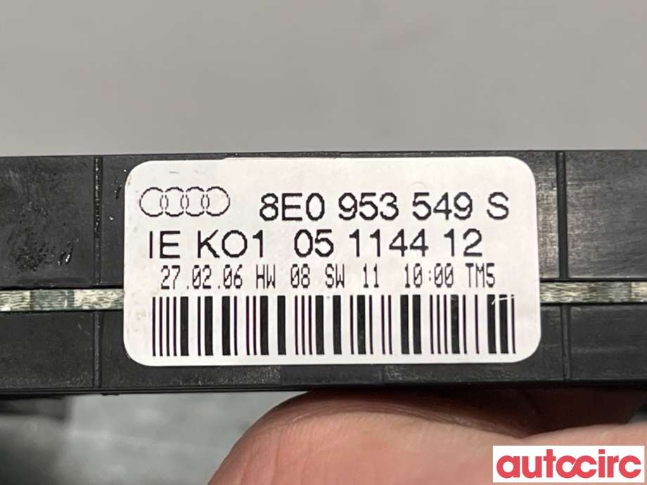 Bryter combi til Audi A4 2004-2008 (Type III) (B7) (B7) (AUDI|8E0953549R||8E0953549S)