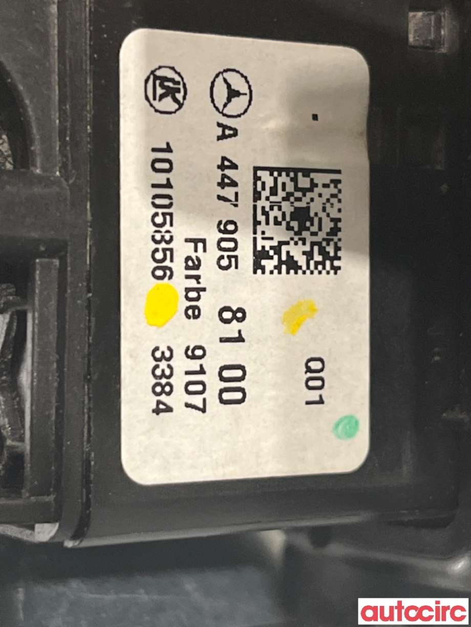 Bryter lys til Mercedes Vito 2014-->> (W447) (W447) (MERCEDES|A4479058100|)