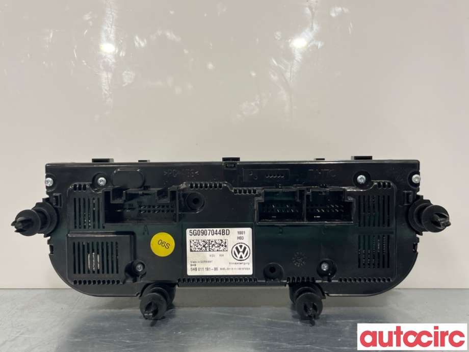Varmeapparat betjening til VW Golf VII 2012-2017 (Fase 1)  (VOLKSWAGEN|5G0907044BD|5HB011181-86)