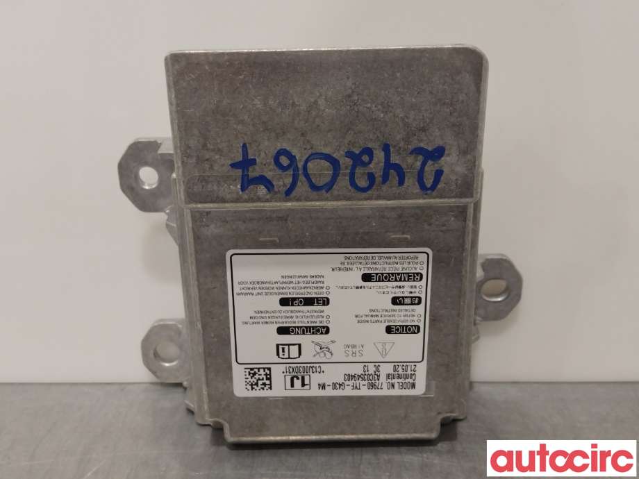 Airbag elektronikk til Honda e 2020-->> (HONDA|77960-TYF-G43|77960-TYF-G430-M4)