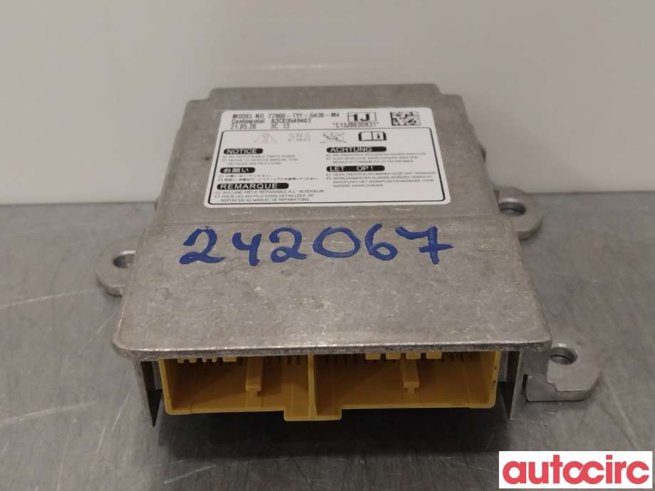 Airbag elektronikk til Honda e 2020-->> (HONDA|77960-TYF-G43|77960-TYF-G430-M4)