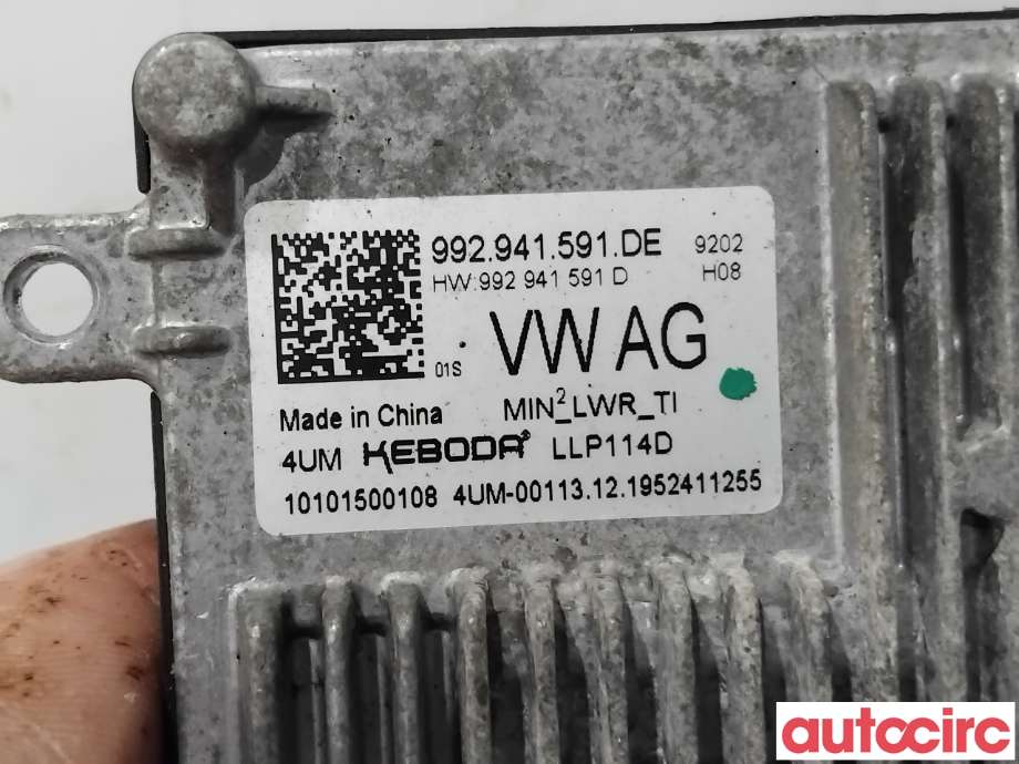 Styreenhet xenon/ballast til VW ID.3 2020-->>  (VOLKSWAGEN|992941591DE|)