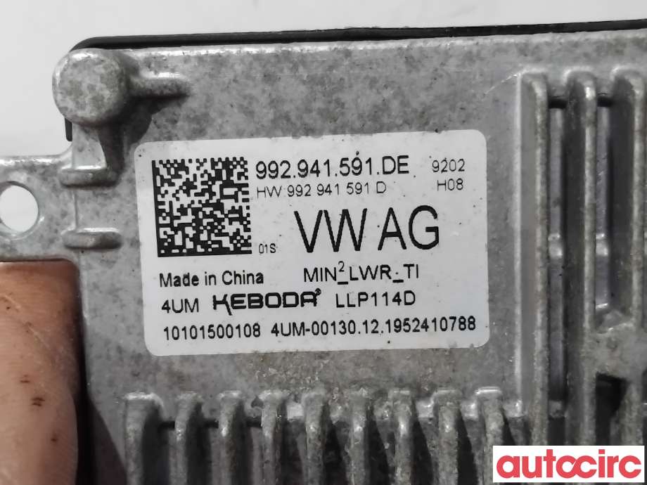 Styreenhet xenon/ballast til VW ID.3 2020-->>  (VOLKSWAGEN|992941591DE|)