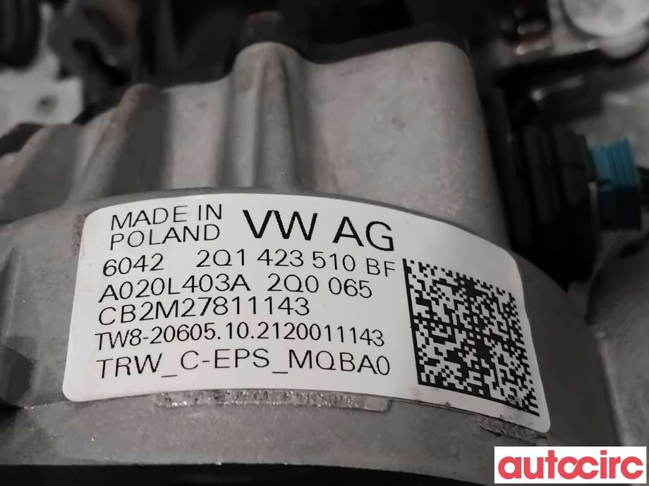Rattaksel elektrisk servo til VW T-Cross 2019-->>  (VOLKSWAGEN|2Q1423510BF|)