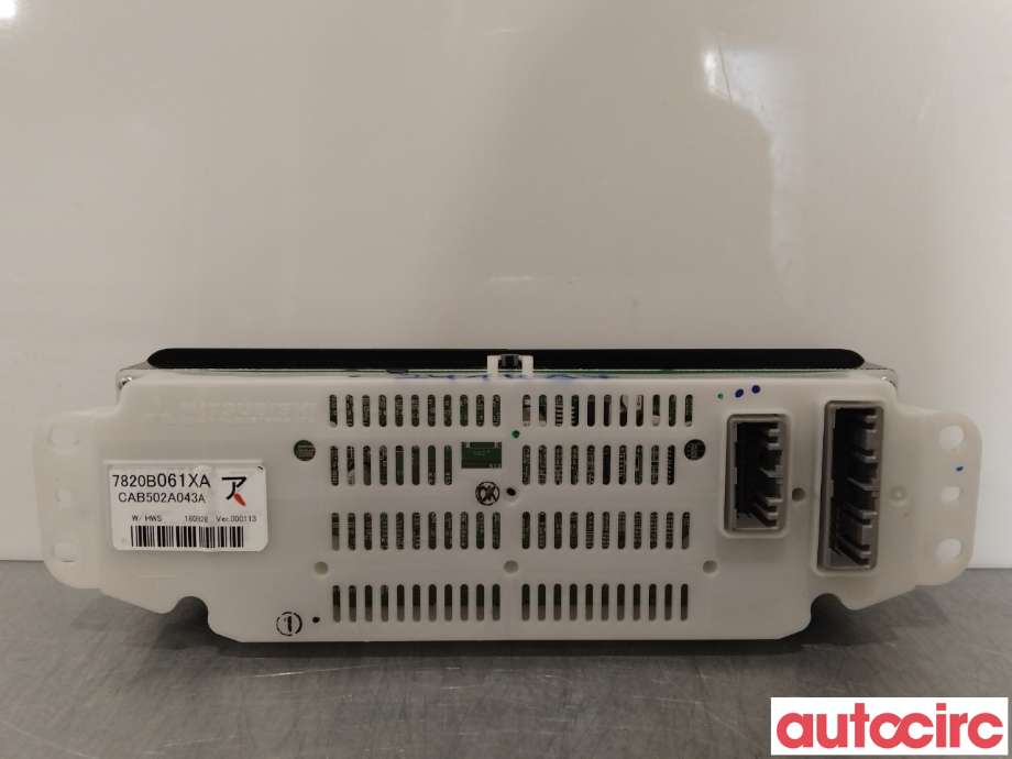 Varmeapparat betjening til Mitsubishi Outlander 2015-->> (Type III, Fase 2)  (MITSUBISHI|7820B061XA|CAB502A043A)
