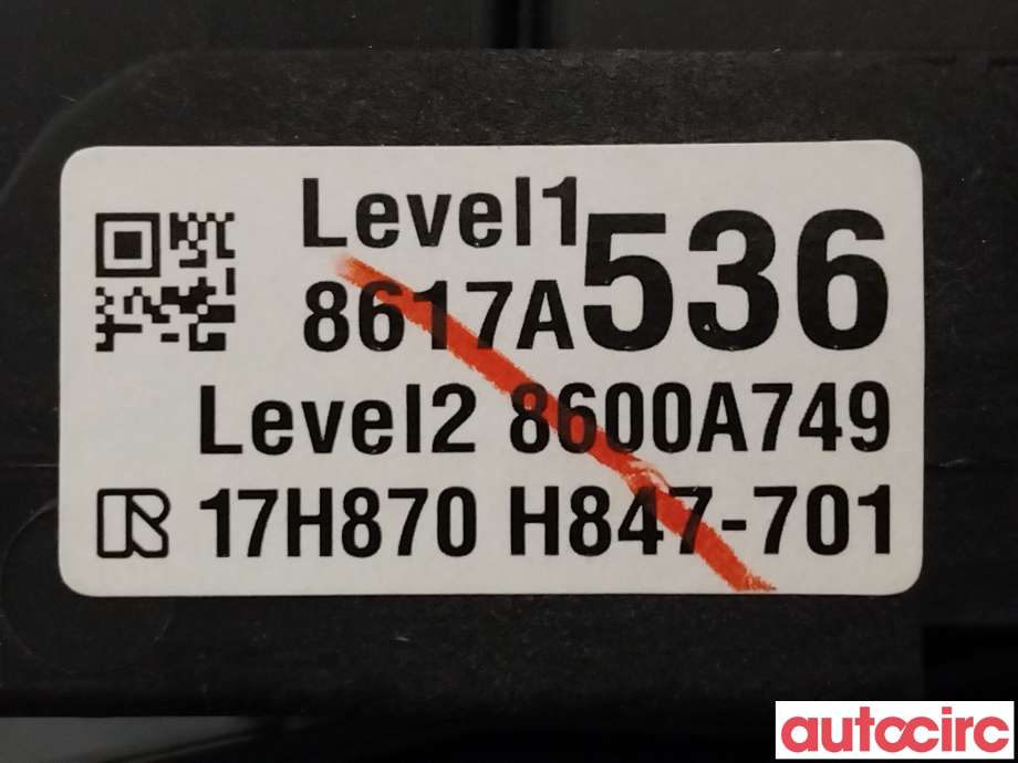 Bryter combi til Mitsubishi Outlander 2015-->> (Type III, Fase 2)  (MITSUBISHI|8600A749||8617A536)