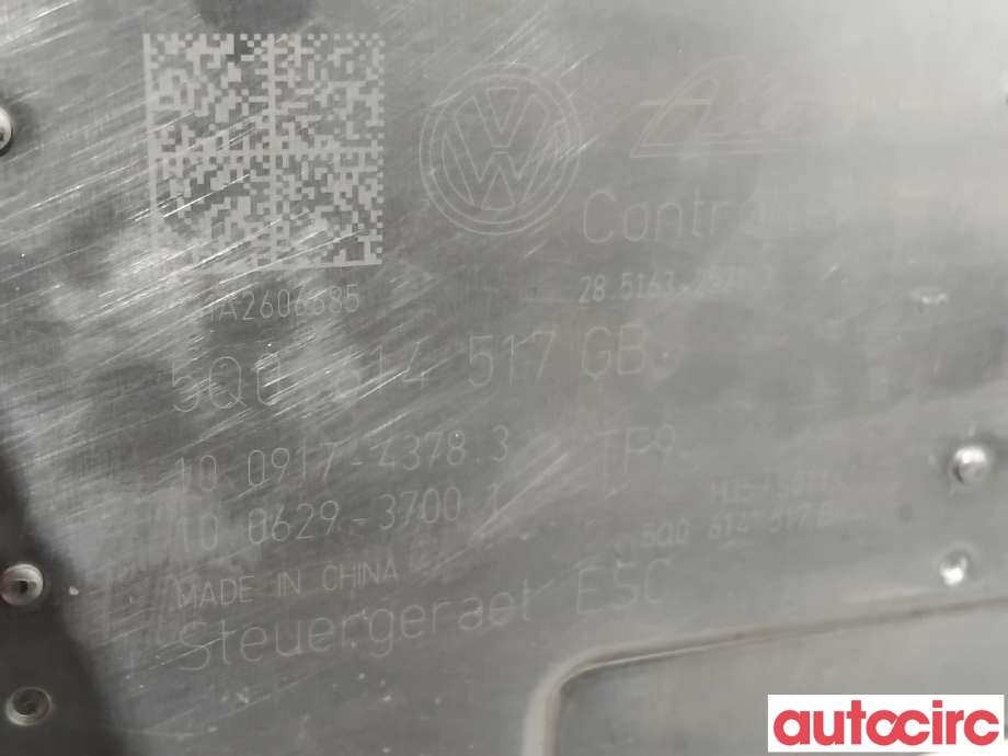 ABS sentral til VW T-Roc 2017-->>  (VOLKSWAGEN|5Q0614517GB|100917-43783)