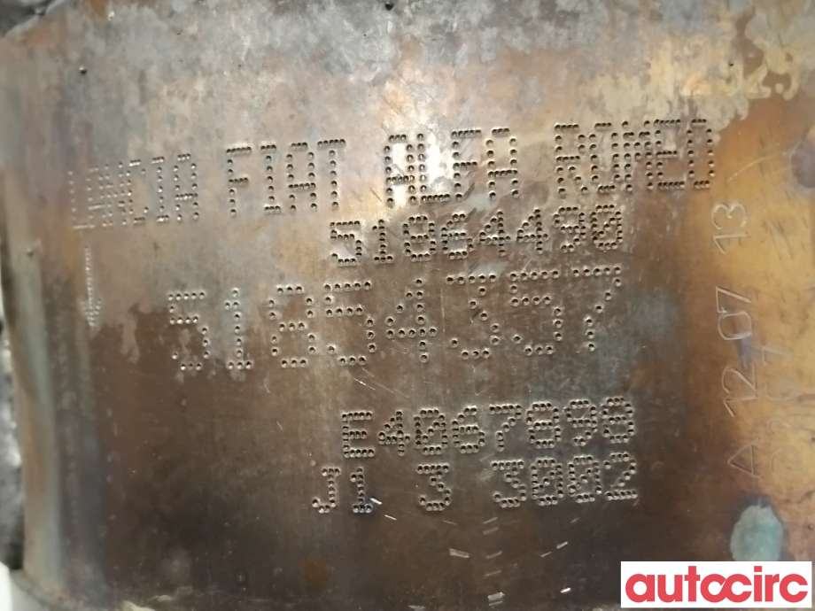 Katalysator til Fiat 500 2008-2020  (FIAT|51864490||51979324)