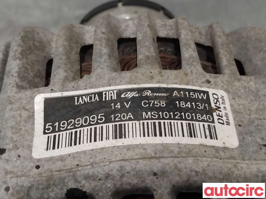 Dynamo til Fiat 500 2008-2020 (FIAT|71796421|MS1012101840|71796424)