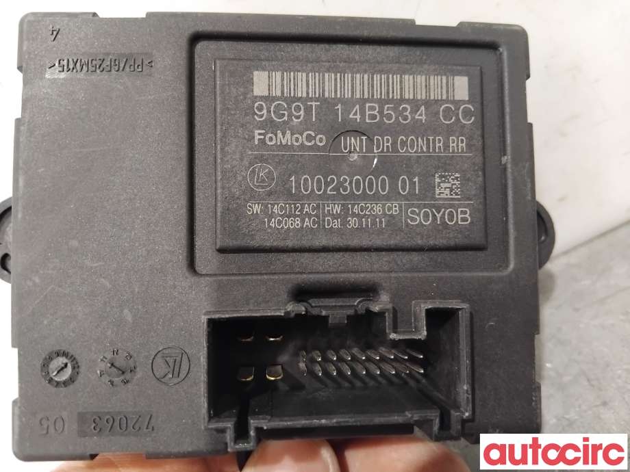 Styreenhet dør venstre foran til Ford Mondeo 2011-2014 (Type IV, Fase 2)  (FORD|1689874|1002300001|9G9T14B534CC)
