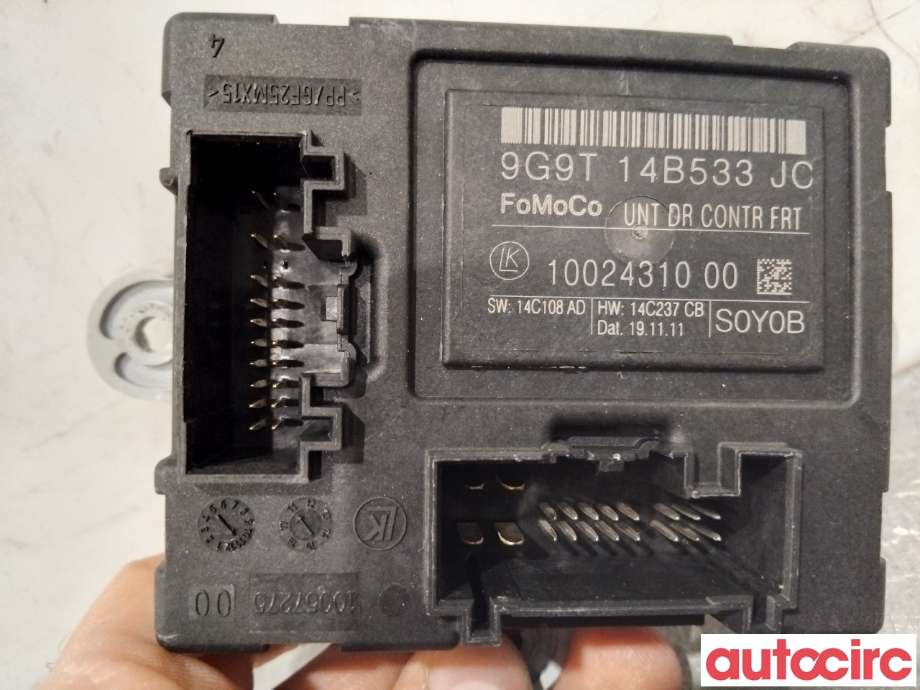 Styreenhet dør venstre foran til Ford Mondeo 2011-2014 (Type IV, Fase 2)  (FORD|1706798|1002431000|9G9T14B533JC)