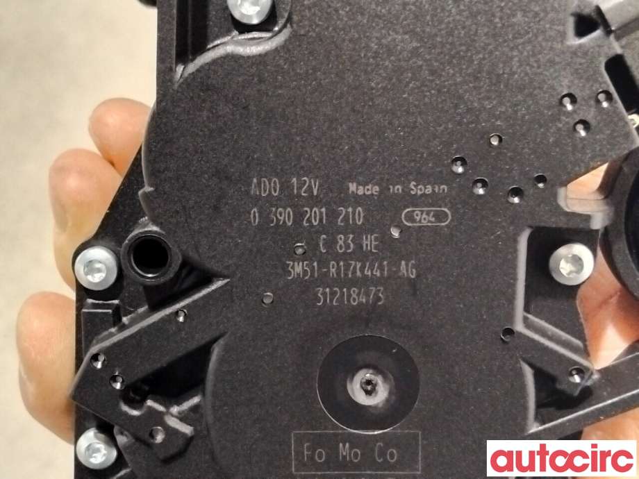 Viskermotor bakrute til Ford Mondeo 2011-2014 (Type IV, Fase 2)  (FORD|1689913|0390201210|3M51-R17K441-AG)