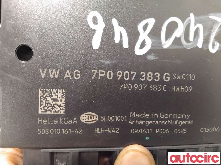 Styreenhet hengerfeste til Porsche Cayenne 2010-2017 (92A) (92A) (PORSCHE|7P0907383G|5DS010161-42|7P0907383J)