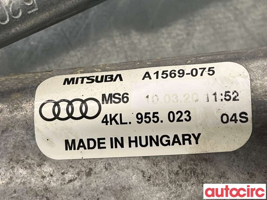 Viskermotor frontrute til Audi e-tron 2018-->>  (AUDI|4KL955023|A1569-075|4KL955023C)