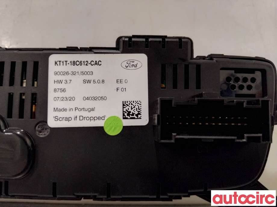 Varmeapparat betjening til Ford Transit Connect 2018-->> Type II, Fase 2  (FORD|2595986|90026-321|KT1T-18C612-CAC)