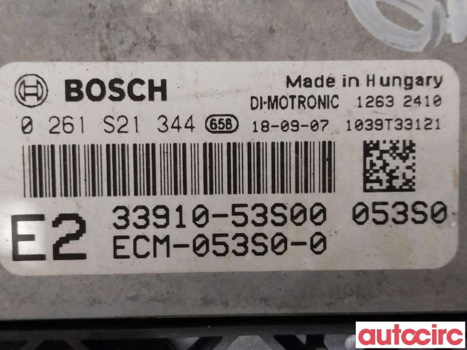 Styreenhet motor til Suzuki Vitara 2015-->> (Type IV)  (SUZUKI|33910-53S00|0261S21344)