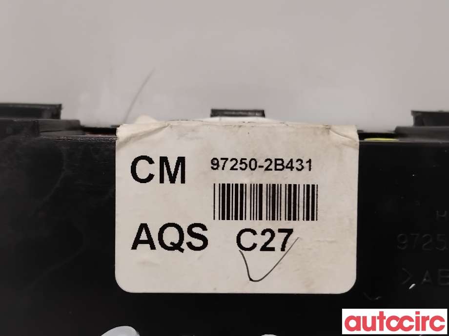 Varmeapparat betjening til Hyundai Santa Fe 2006-2009 (Type II, Fase 1)  (HYUNDAI|972502B431CA||97250-2B431)