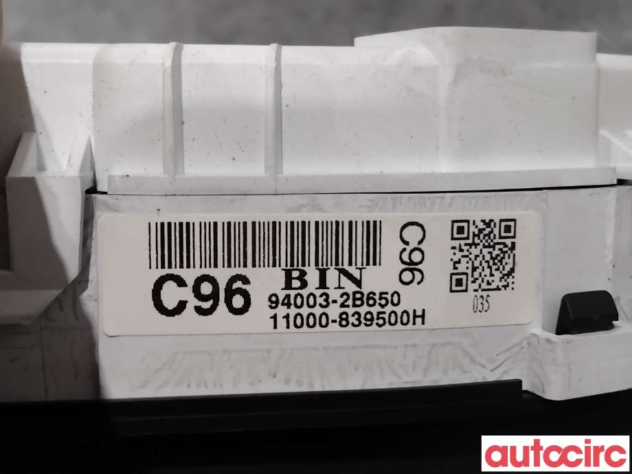 Instrumentpanel til Hyundai Santa Fe 2006-2009 (Type II, Fase 1)  (HYUNDAI|940032B650|11000-839500H|94003-2B650)