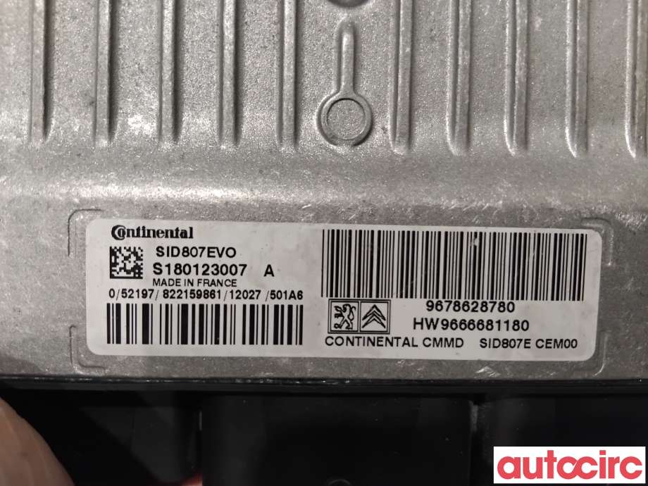 Styreenhet motor til Citroën DS5 2012-2017  (CITROEN|1677654780|S180123007A|9666681180)