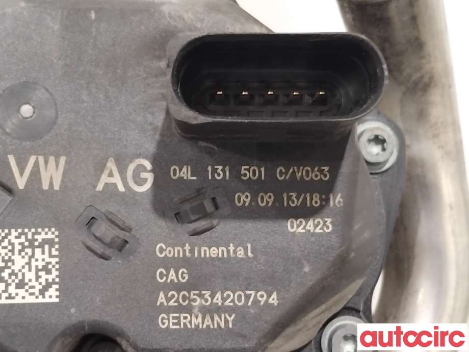 EGR-ventil til VW Golf VII 2012-2017 (Fase 1)  (VOLKSWAGEN|04L131512D|A2C53420794|04L131512BQ)