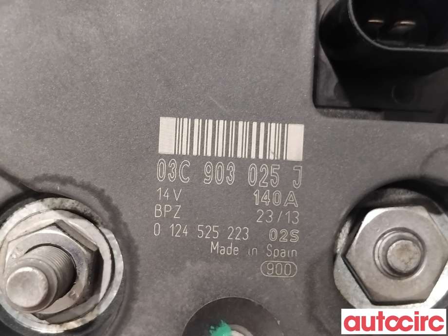 Dynamo til Škoda Rapid 2012-2019  (SKODA|03C903025JX|0124525223|03C903025J)