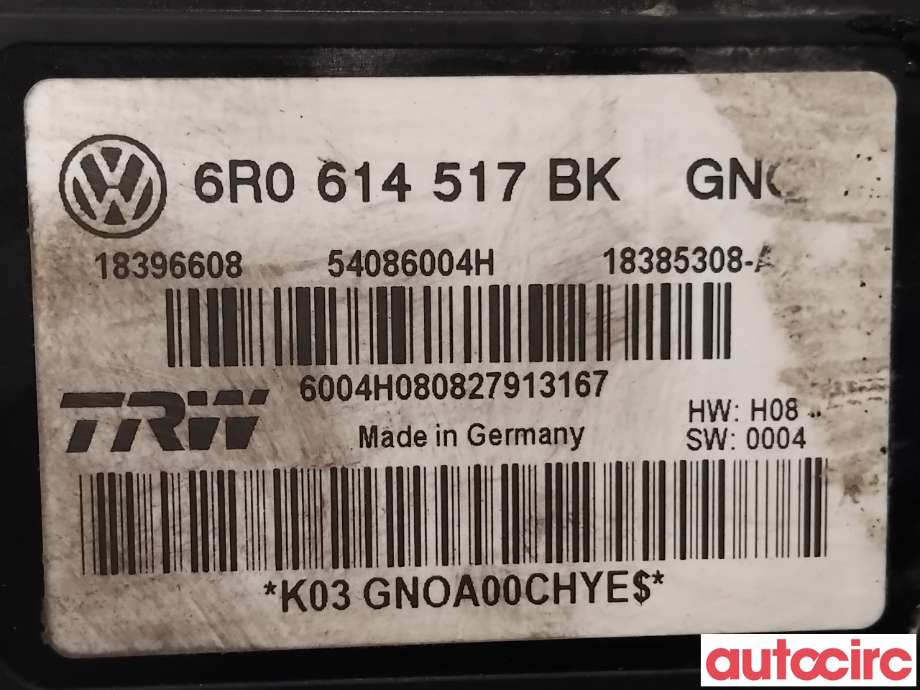 ABS sentral til Škoda Rapid 2012-2019  (SKODA|6R0614517BK|54086004H)
