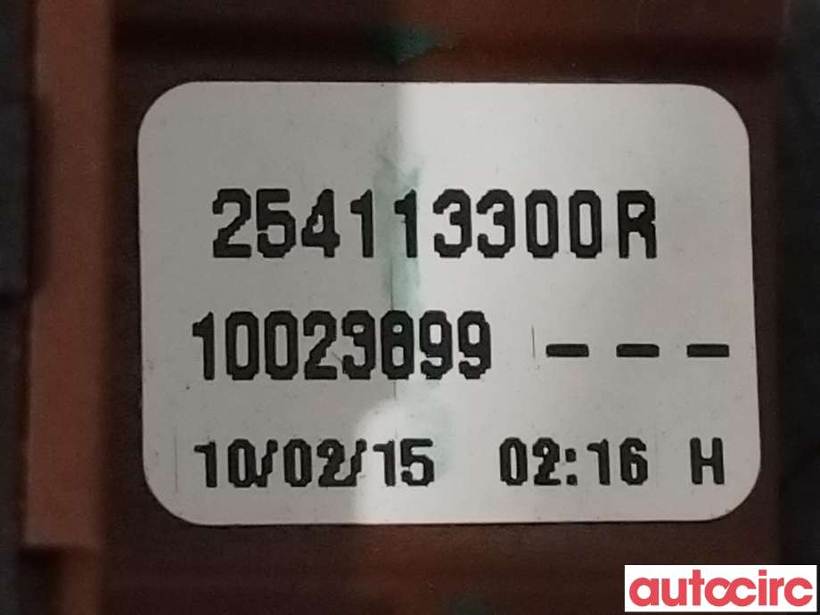 Bryter ruteheis til Renault Captur 2013-2020 (Type I)  (RENAULT|254113300R)