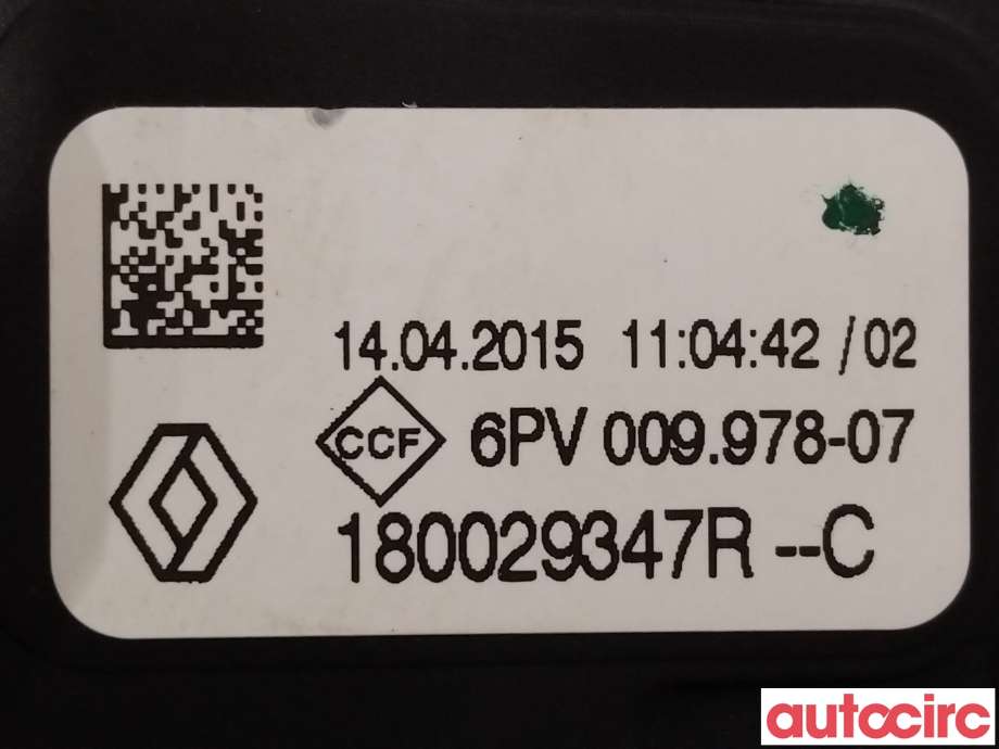 Pedal gass til Renault Captur 2013-2020 (Type I)  (RENAULT|180029347R)