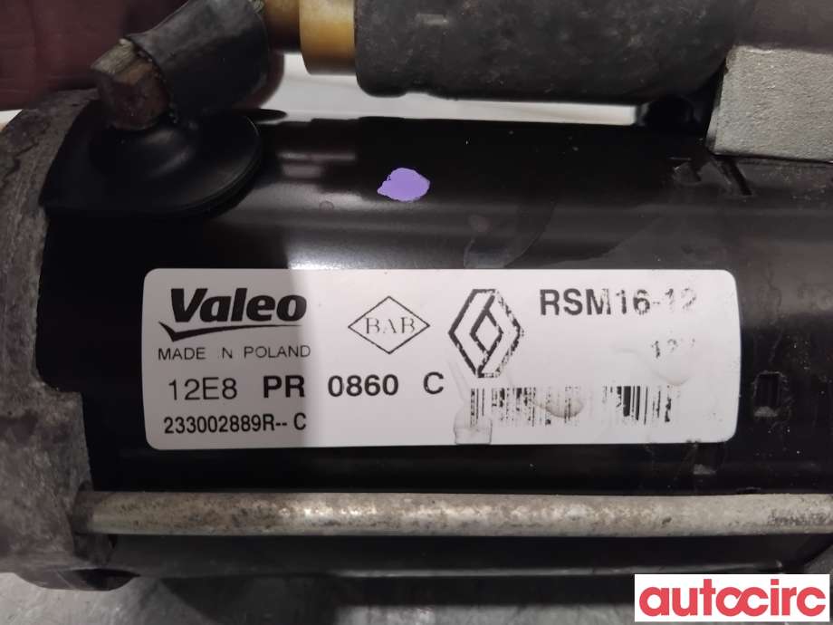 Starter diesel til Nissan NV300 2016-->>  (NISSAN|2330000Q6D|RSM16-12|233002889R)
