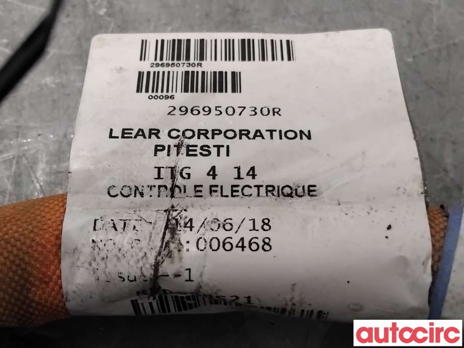 Kabel høy volt (HV) hybrid til Renault Zoe 2013-2019 (Fase 1)  (RENAULT|296950730R|)