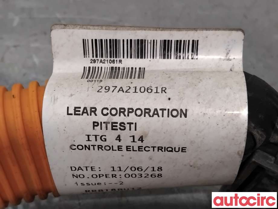 Kabel høy volt (HV) hybrid til Renault Zoe 2013-2019 (Fase 1)  (RENAULT|297A21061R|)