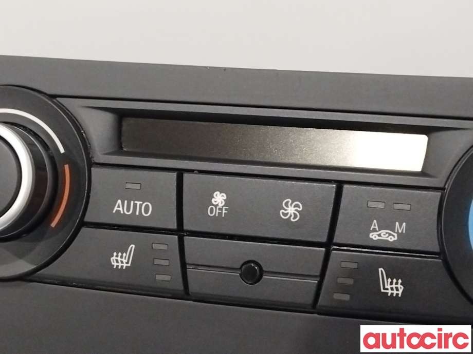 Varmeapparat betjening til BMW X1 2009-2015 (E84) (E84) (BMW|64119292262|64119287624)