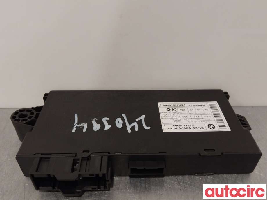 Styreenhet diverse til BMW X1 2009-2015 (E84) (E84) (BMW|61359395657|5WK49515NBR|6135-9287535)
