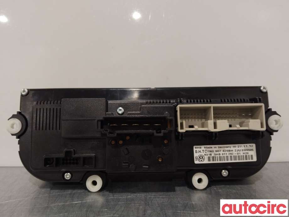Varmeapparat betjening til VW Caddy 2010-2015 (Type III, Fase 2)  (VOLKSWAGEN|7N0907426CA|7N0907426BH)