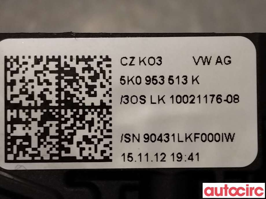 Bryter combi til VW Caddy 2010-2015 (Type III, Fase 2)  (VOLKSWAGEN|5K0953513K)