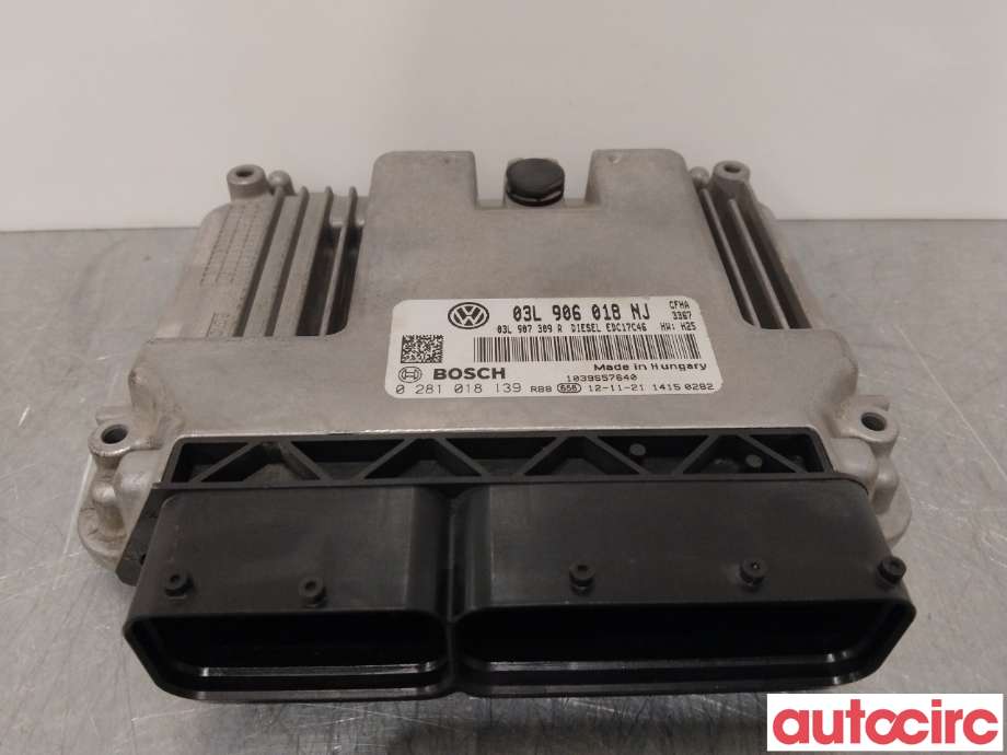 Styreenhet motor til VW Caddy 2010-2015 (Type III, Fase 2)  (VOLKSWAGEN|03L906018NJ|0281018139)