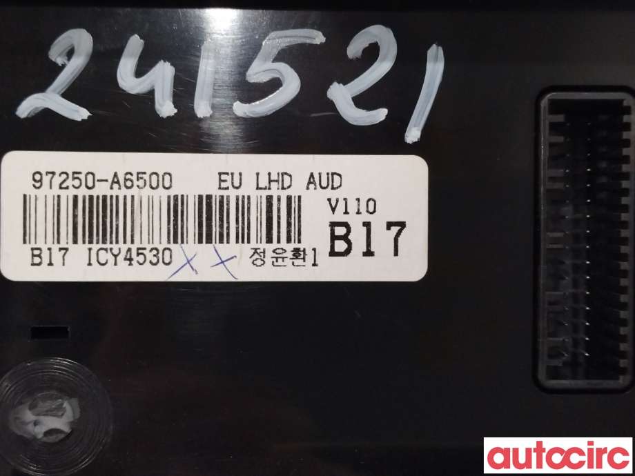 Varmeapparat betjening til Hyundai i30 2012-2017 (Type II)  (HYUNDAI|97250A6500GU|97250A6500)