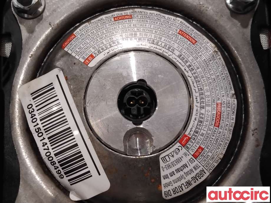 Airbag rattpute til Kia Soul 2014-2019 (Type II)  (KIA|56900E4000|E456900010)