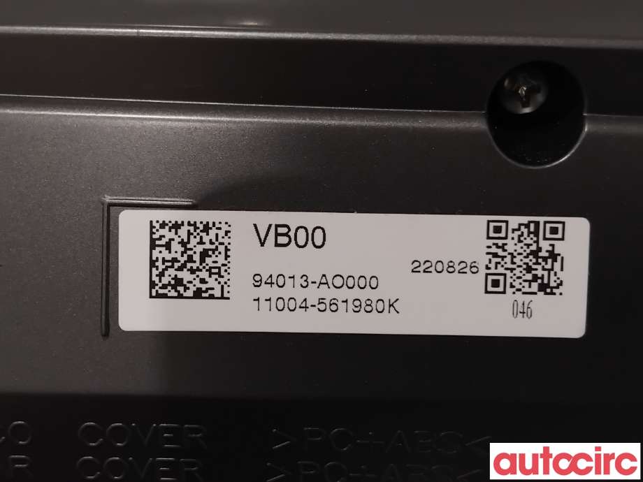 Instrumentpanel til Kia Niro EV 2022-->>  (KIA|94013AO000|11004-561980K|94013-AO000)