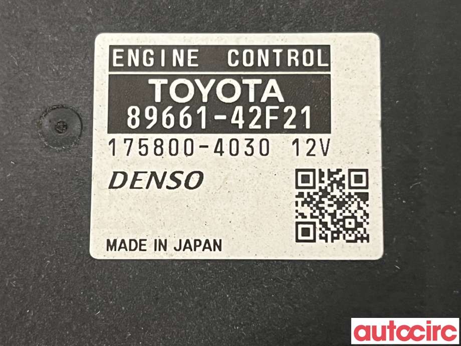 Styreenhet motor til Toyota RAV4 2006-2009 (Type III, Fase 1)  (TOYOTA|8966142F21|175800-4030|89661-42F21)