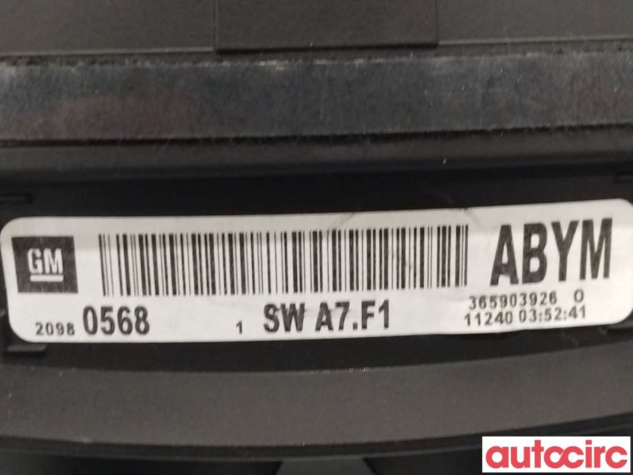 Instrumentpanel til Opel Insignia A 2009-2014  (OPEL|20980568|)