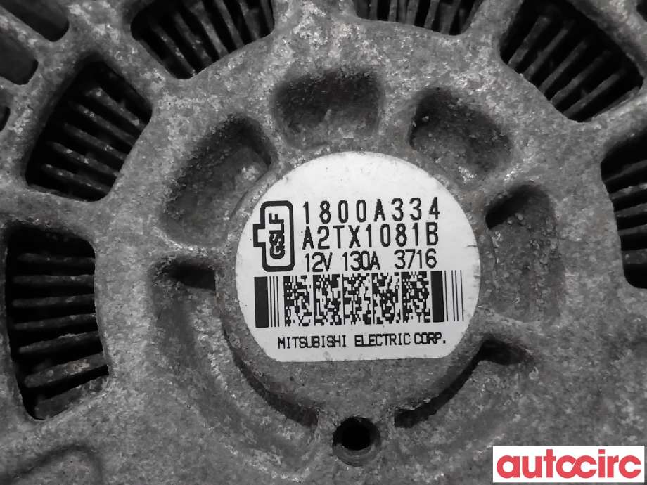 Dynamo til Mitsubishi Outlander 2010-2012 (Type II, Fase 2)  (MITSUBISHI|1800A431|A2TX1081B|1800A334)
