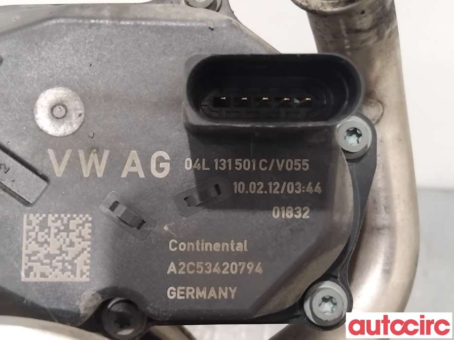 EGR-ventil til VW Golf VII 2012-2017 (Fase 1)  (VOLKSWAGEN|04L131512D|A2C53420794|04L131512BQ)
