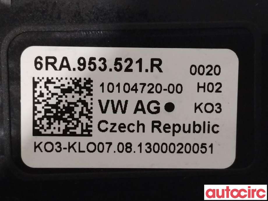 Bryter combi til Škoda Rapid 2012-2019  (SKODA|6RA953513F|6RA953521R)