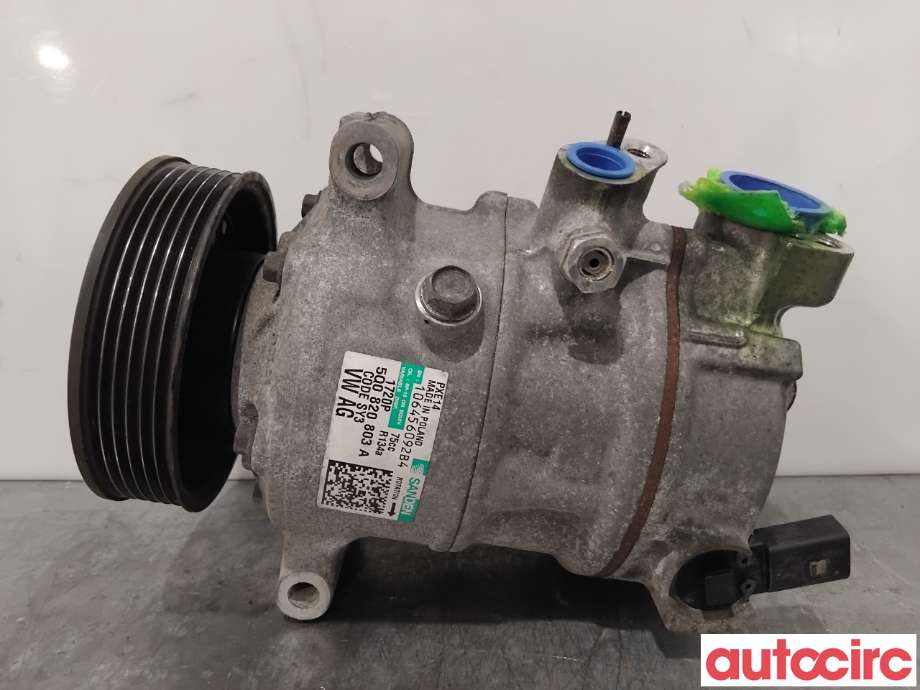 Aircondition kompressor til VW Golf VII 2012-2017 (Fase 1)  (VOLKSWAGEN|5Q0820803F|PXE141720|5Q0820803K)